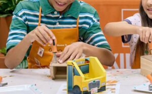 School Bus Organizer at Home Depot