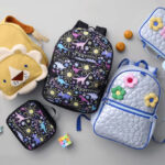Schoolyard Vibes 3 Piece Backpack Sets with Headphones and Kids Lunch Box