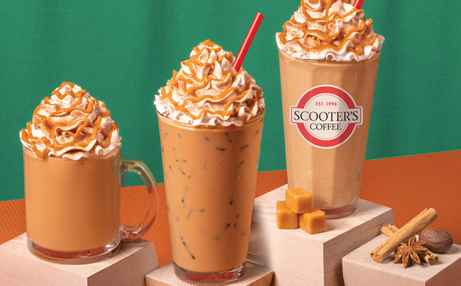 Scooters Coffee Pumpking Spice Drinks