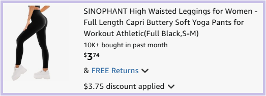 Sinophant High Waisted Leggings Checkout Page Sinophant High Waisted Leggings Checkout Page