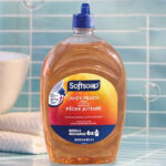 Softsoap Liquid Hand Soap Refill on the Table