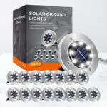 Solar Lights 16 Pack on the Table
