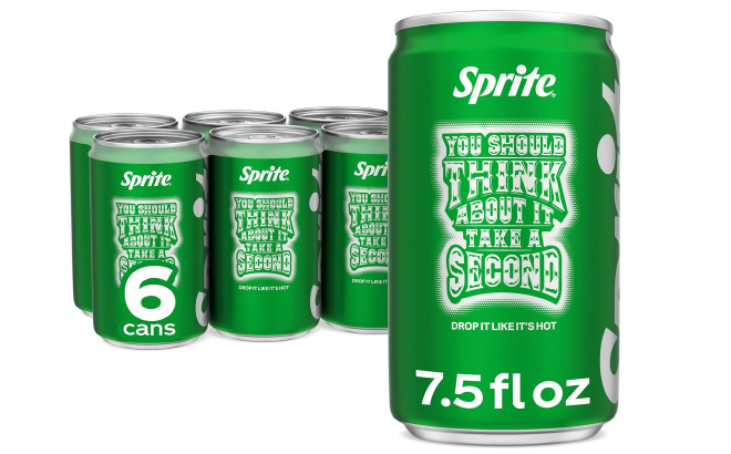 Sprite Lemon Lime Caffeine Free Soda Mini Cans 6 Pack