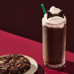 Starbucks Black Cat Frappuccino and Venti Black Night Cookie