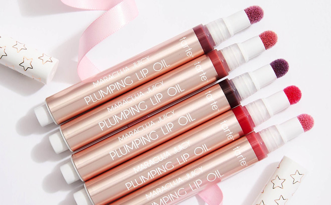 Tarte Maracuja Juicy Plumping Lip Oil 5 Piece Set Tarte Maracuja Juicy Plumping Lip Oil 5 Piece Set