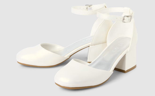 The Childrens Place Girls Shimmer Block Heels