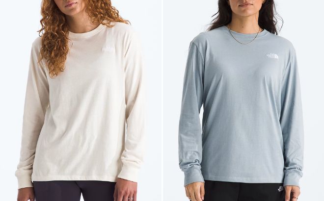 The North Face Womens Evolution Simple Dome Long Sleeve Tee The North Face Womens Evolution Simple Dome Long Sleeve Tee