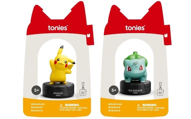 Tonies Pokemon Pikachu and Bulbasaur Audio Toy Figure Tonies Pokemon Pikachu and Bulbasaur Audio Toy Figure