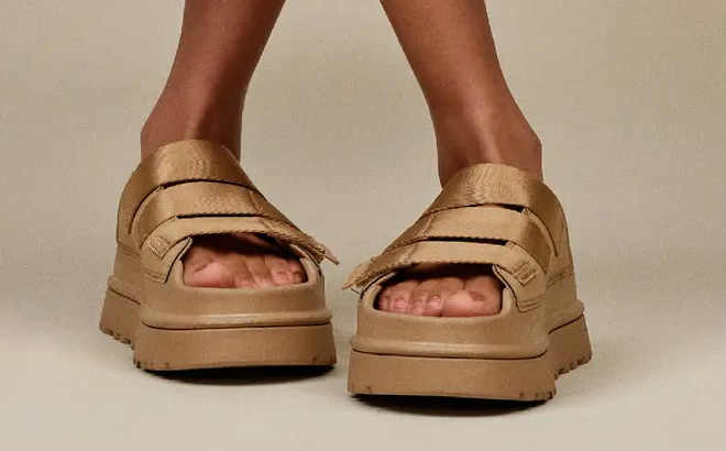 UGG Goldenglow Platform Slide Sandal UGG Goldenglow Platform Slide Sandal