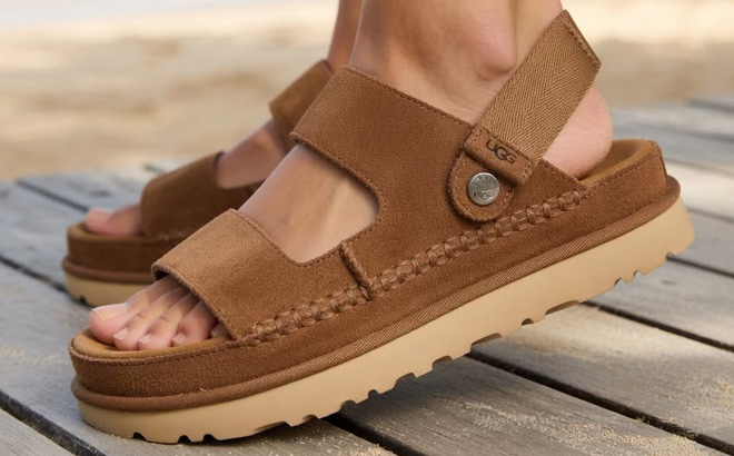 UGG Womens Goldenstar Glide Sandals