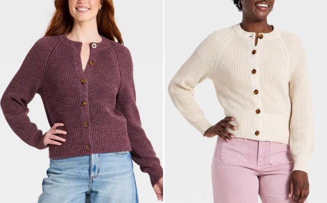 Universal Thread Womens Iconic Cotton Cardigan