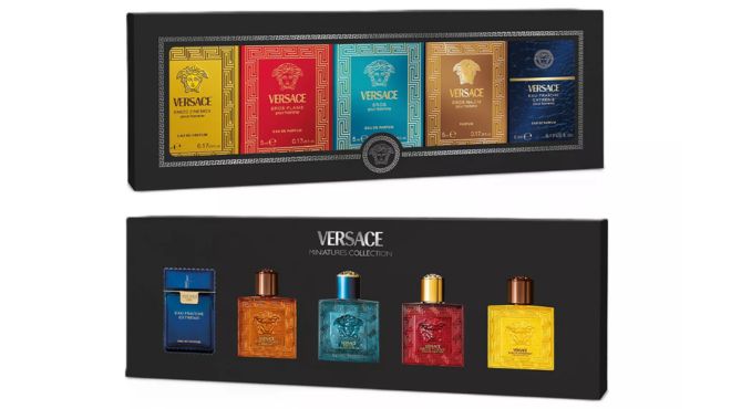 Versace 5 Piece Mens Eros Eau de Parfum Spray Set