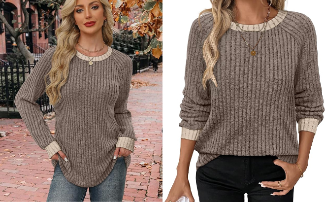 WIHOLL Long Sleeve Shirt for Women WIHOLL Long Sleeve Shirt for Women