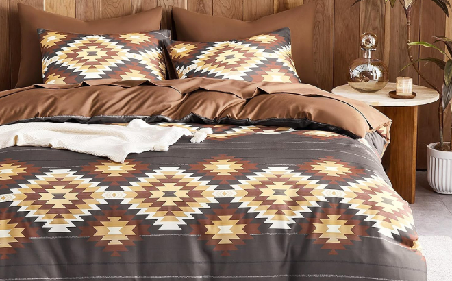 Wake In Cloud 3 Piece Western Comforter Set Wake In Cloud 3 Piece Western Comforter Set
