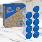Ziploc Twist n Loc Food Storage Containers Variety Pack 9 Count on the Table