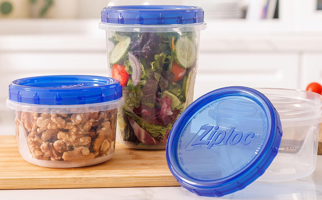 Ziploc Twist n Loc Food Storage Containers Ziploc Twist n Loc Food Storage Containers