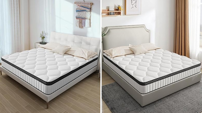 10 Inch Mattress with Gel Memory Foam Pocket Springs