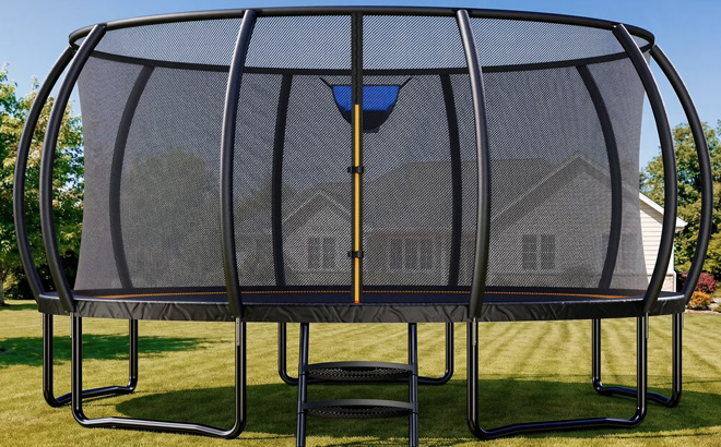 14 Foot Pumpkin Outdoor Trampoline