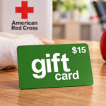 15 e gift card at Red Cross