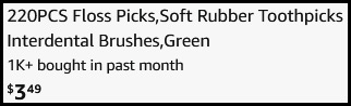 220 Count Floss Picks Checkout 220 Count Floss Picks Checkout