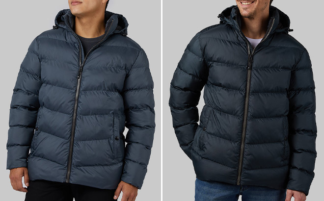 32 Degrees Mens Microlux Heavy Puffer Jackets