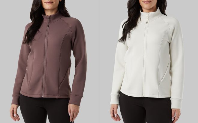 32 Degrees Womens Sweat Tech Full Zip 32 Degrees Womens Sweat Tech Full Zip