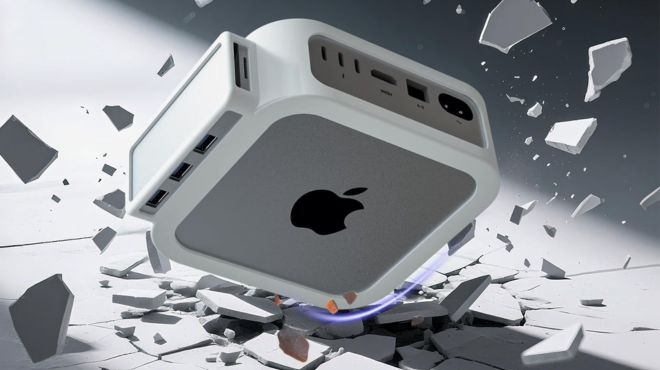 5 in 1 Docking Station for Mac with silicon case