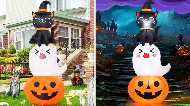 6 Feet Halloween Inflatables Combo 6 Feet Halloween Inflatables Combo