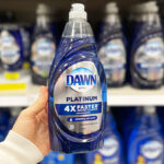 A Person Holding Dawn Platinum Dish Soap