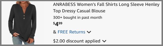 ANRABESS Womens Long Sleeve Henley Top Checkout Page ANRABESS Womens Long Sleeve Henley Top Checkout Page