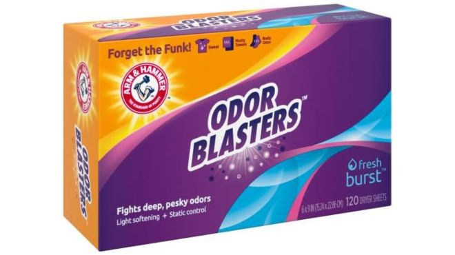 ARM HAMMER Odor Blaster Dryer Sheets ARM HAMMER Odor Blaster Dryer Sheets