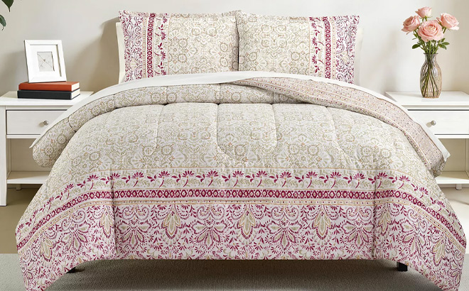 Adalia Reversible 3 Piece Comforter Set