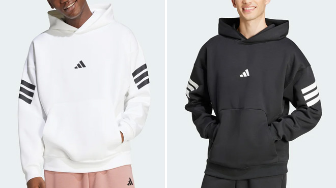 Adidas Mens Future Icons 3 Stripes Hoodie