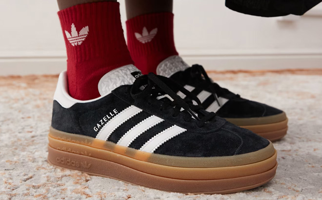 Adidas Womens Gazelle Bold Athletic Shoes