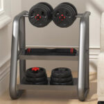 Adjustable Dumbbell Set on the Desk