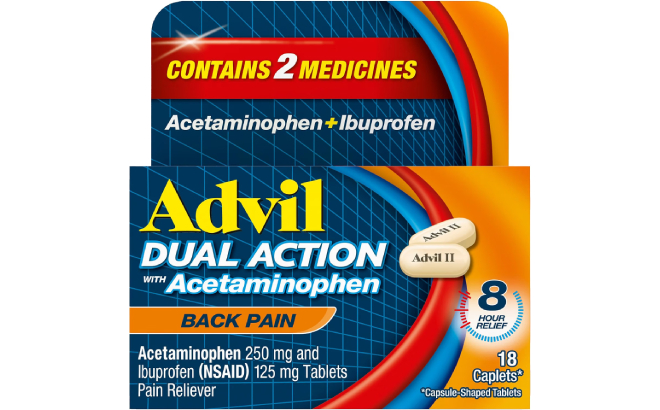 Advil Dual Action Back Pain Advil Dual Action Back Pain