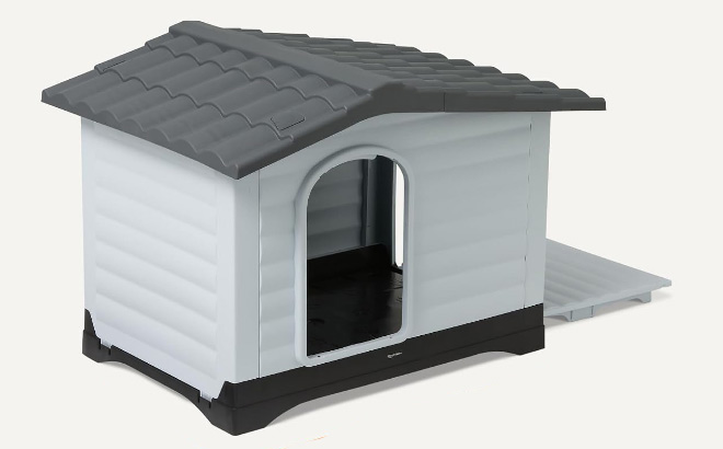 Amazon Basics Plastic Dog House Amazon Basics Plastic Dog House