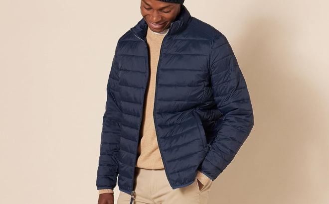 Amazon Essentials Mens Packable Puffer Jacket Amazon Essentials Mens Packable Puffer Jacket