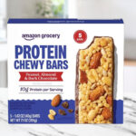 Amazon Grocery Protein Chewy Bars on a Table