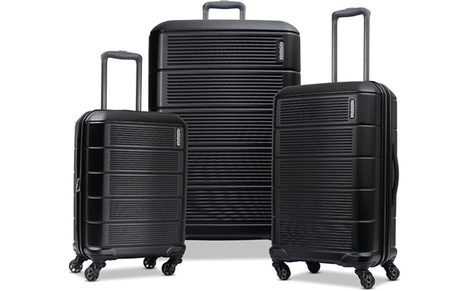 American Tourister Stratum 2 0 Hardside Expandable Luggage with Spinners 3 Piece