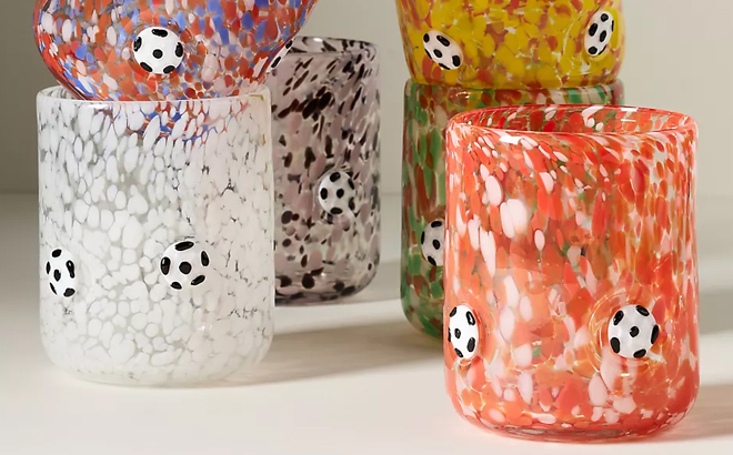 Anthropologie Sports Icon Juice Glass