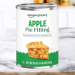 Apple Pie Filling in a c