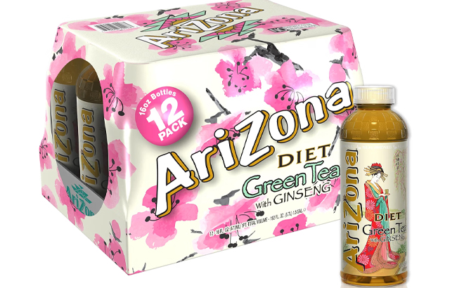 AriZona Diet Green Tea with Ginseng 12 Pack AriZona Diet Green Tea with Ginseng 12 Pack