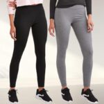 Athletic Works Womens Active Fit Mid Rise Leggings