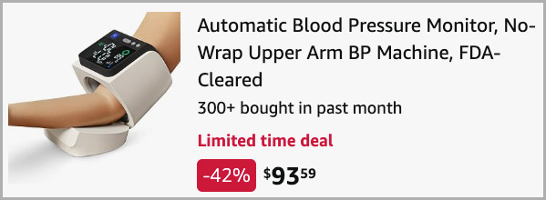 Automatic Blood Pressure Monitor at Checkout