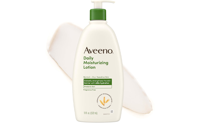 Aveeno Daily Moisturizing Body Lotion Fragrance Free 18 fl oz Aveeno Daily Moisturizing Body Lotion Fragrance Free 18 fl oz