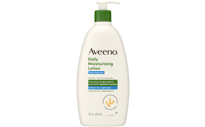 Aveeno Sheer Hydration Body Lotion Fragrance Free 18 fl oz Aveeno Sheer Hydration Body Lotion Fragrance Free 18 fl oz