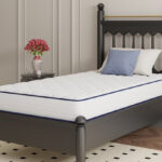 Avenco Twin Size Medium Adult Supportive Innerspring Mattress on the Bed