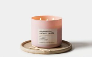 Bath Body Works 3 Wick Scented Candle Raspberry