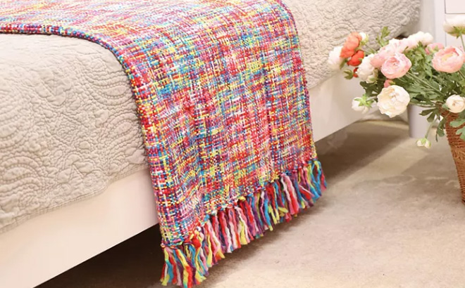 Battilo Tropical Style Rainbow Throw Battilo Tropical Style Rainbow Throw